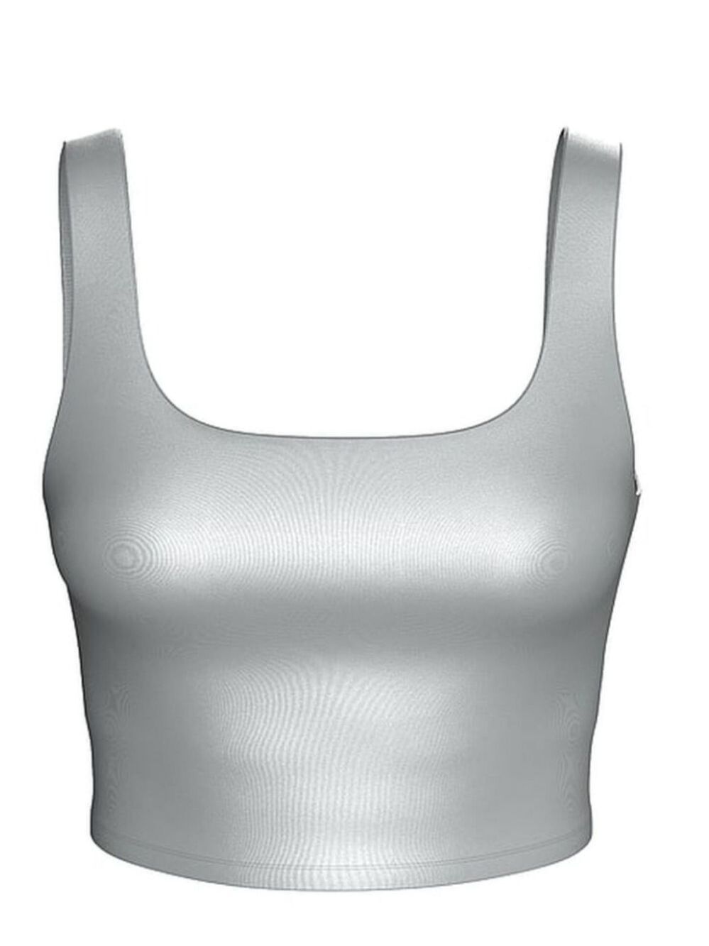 VSX GlossyTech Square-Neck Bra Top Sz XL NWT